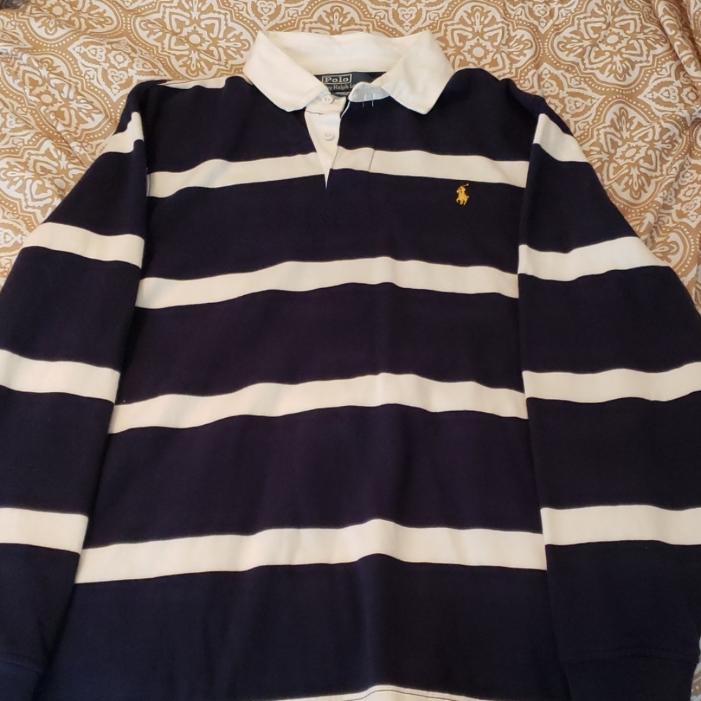 Men's Ralph Lauren Polo Rugby Shirt Size Large